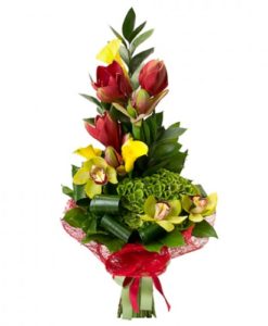 1.Μπουκέτα μέ λουλούδια