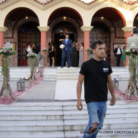 στολισμος γαμου με Θαλασσοξυλα