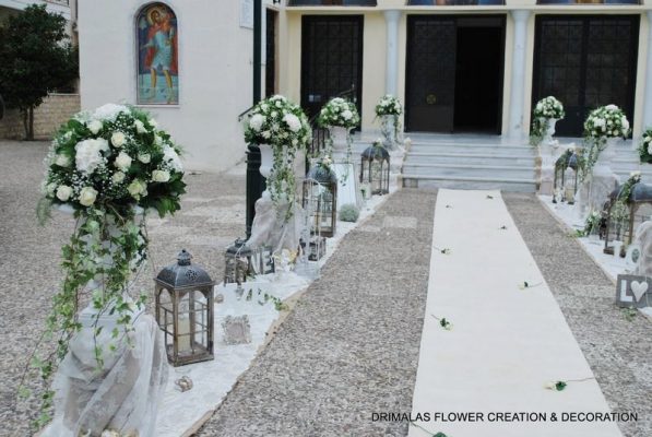 Chic στολισμός γάμου