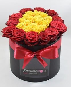 τριανταφυλλα σε κουτι αθηνα