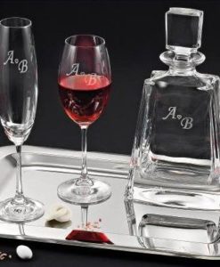 Σετ Γάμου (Καράφα ποτήρι Δίσκος)