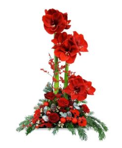 Χριστουγεννιάτικες γιορτινές συνθέσεις