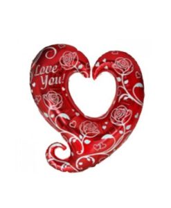 Μπαλόνι με ήλιον  καρδιά