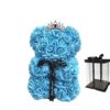Toyflower Bear Μικρό μέ Γαλάζια Τριαντάφυλλα