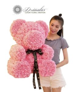 αρκουδακι απο τριανταφυλλα