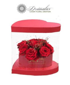 τριανταφυλλα σε κουτί - Αποστολή λουλουδιών