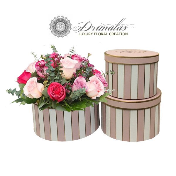 luxury τριανταφυλλα σε κουτια, roses σε κουτι, Αποστολή λουλουδιών στην Ελλάδα