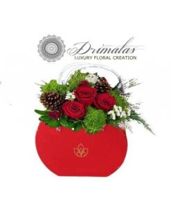 Λουλούδια σε Κουτί - Λουλούδια Χριστουγεννιάτικα, Μπουκέτα αποστολή στην Αθήνα