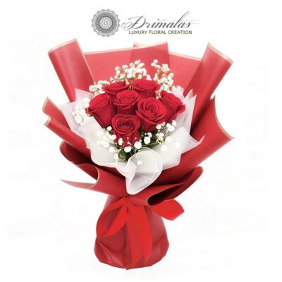 bouquet roses Drimalas Flowers ανθοπωλείο Αθήνα luxury flower box αποστολή λουλουδιών Πειραιάς ρομαντικό μπουκέτο τριαντάφυλλα Αθήνα
